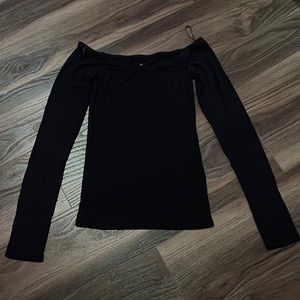 Hollister Slim Black Long Sleeve Tee